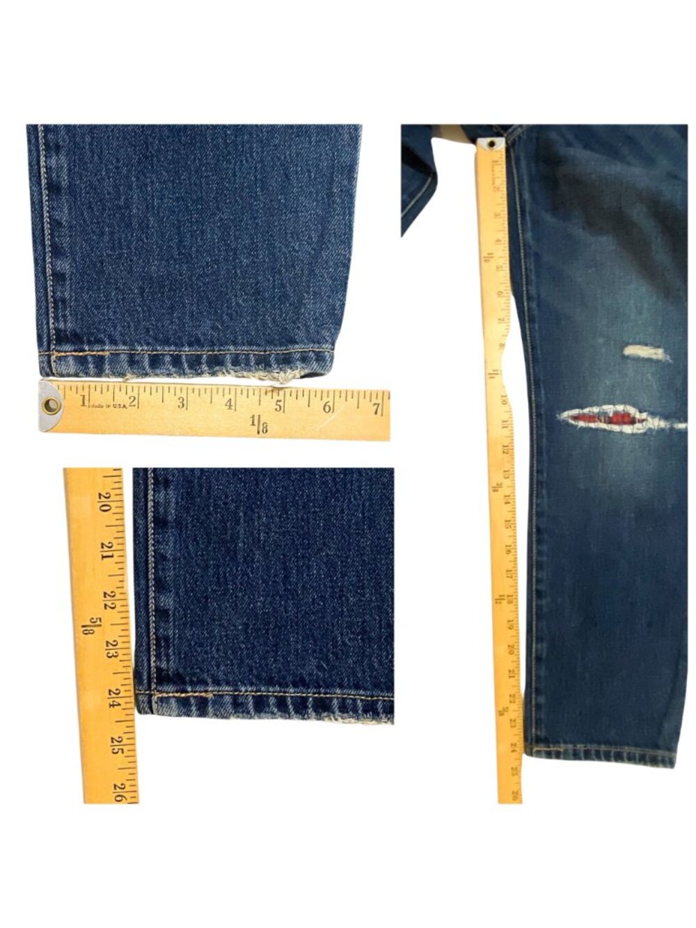 Current/Elliott The Repaired Fling Distressed Crop Jeans size 26, New with Tag - Picture 16 of 16